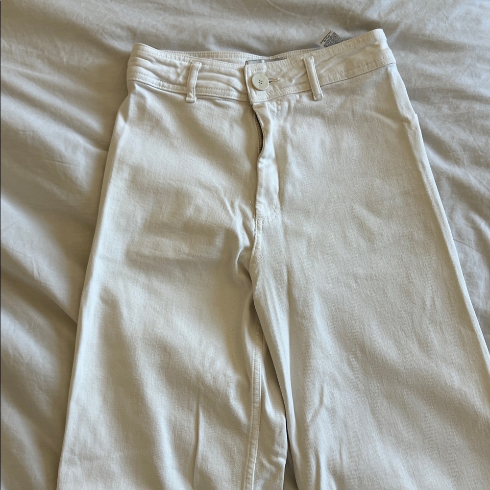 Zara The Marine Wide Leg Jeans - Picture 6 of 9
